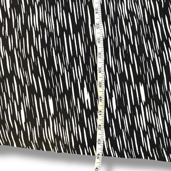 Chico's Dress Womens Size 3 (XL) Midi Monochrome Stretch Dolman Sleeve Side Tie - Picture 8 of 8